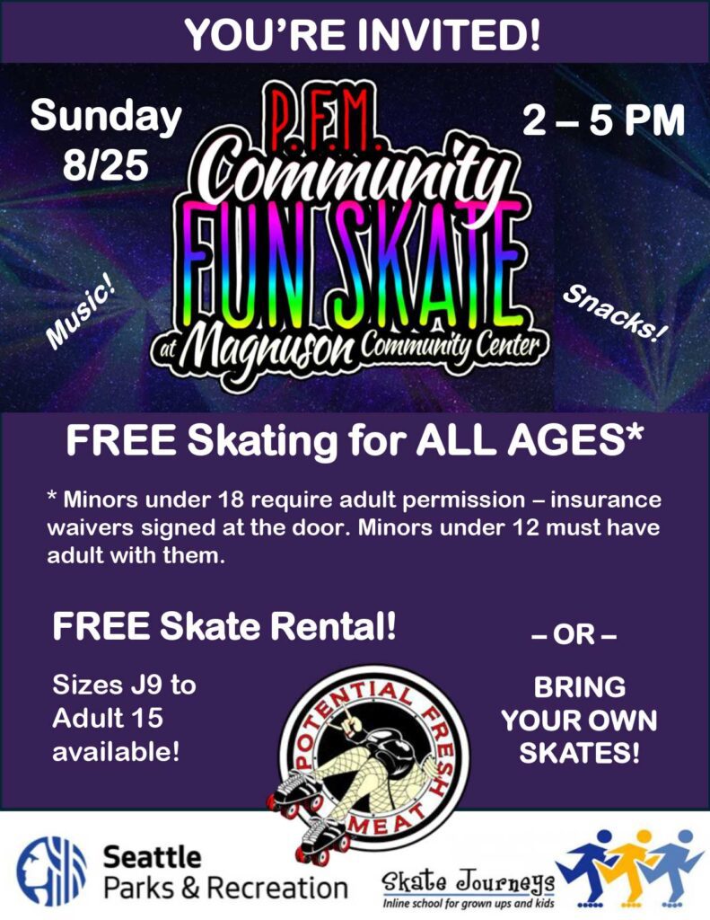 Skate Journeys joins PMF Community Fun Skate at Magnusom Community Center